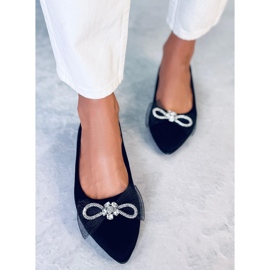 BM Maura Black bow ballet flats 1