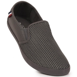 Men's openwork slip-on sneakers, gray News 3636 grey 1