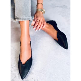 BM Ayanna Black cut-out ballerinas 2