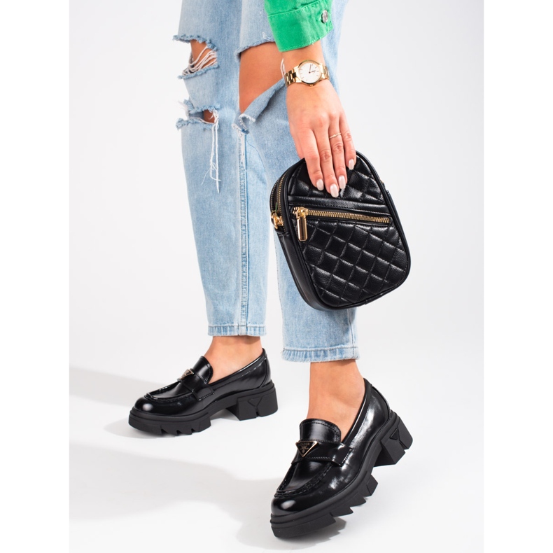 Seastar Women's Shelovet black patent loafers 2 Seastar Women's Shelovet black patent loafers 2