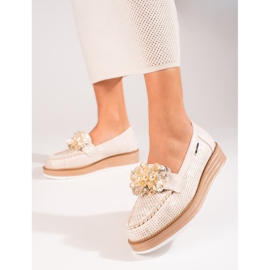 Women's shoes Shelovet beige with crystals 1 Women's shoes Shelovet beige with crystals 1