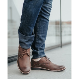Olivier leather men's shoes 242 brown 5