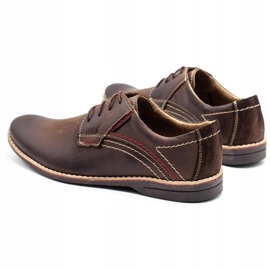 Olivier leather men's shoes 242 brown 3