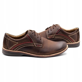 Olivier leather men's shoes 242 brown 2