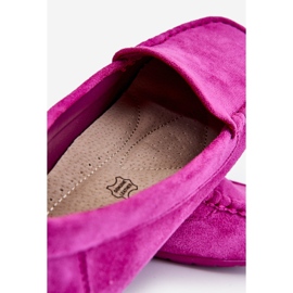PE1 Women's Suede Loafers Purple Morreno violet pink 1