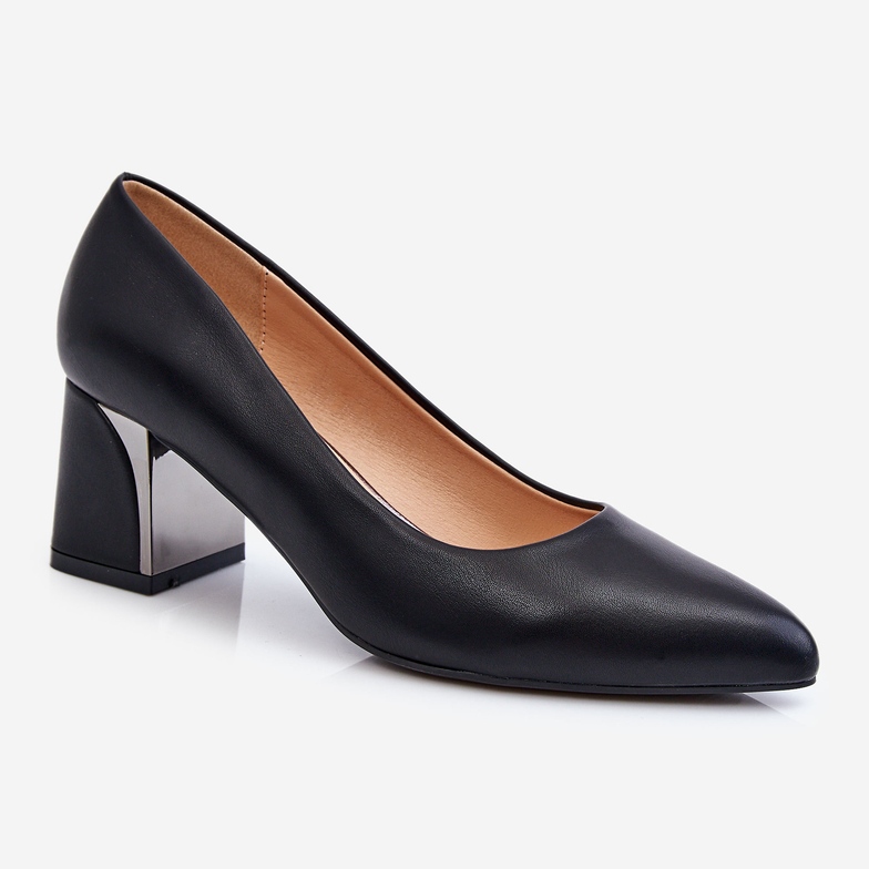 PS1 Elegant Pumps On A Heel Black Emma 2