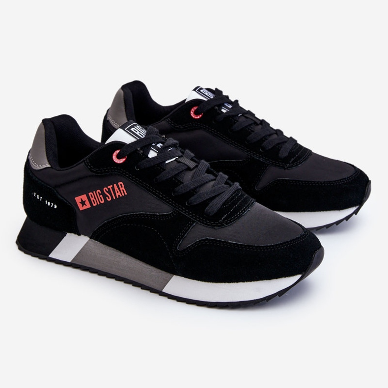 Men's Memory Foam System Big Star Sports Shoes LL174158 Black 1