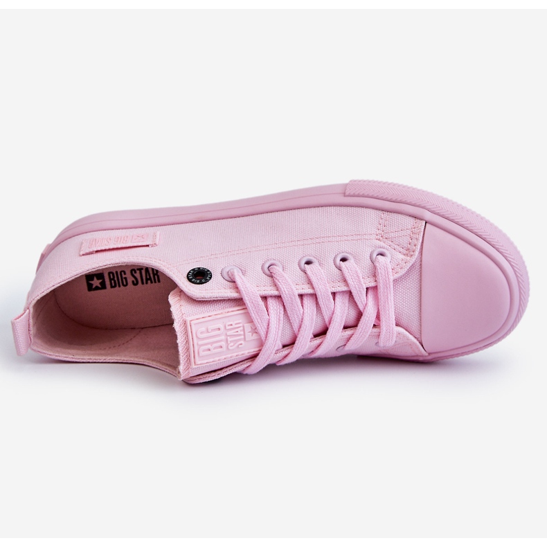 Women's Classic Low Sneakers Big Star LL274022 Light Pink 1