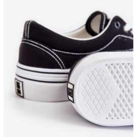 Women's Big Star Platform Sneakers LL274230 Black 2