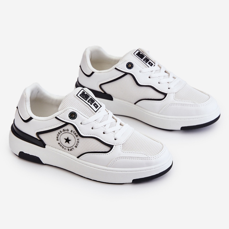 Women's Sport Shoes Big Star LL274440 White and Black 1
