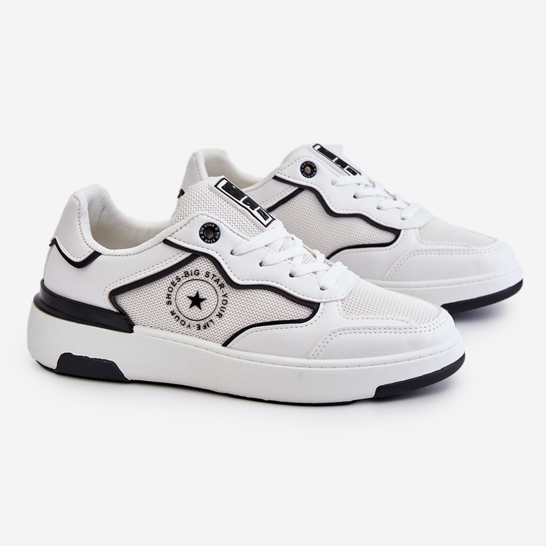 Women's Sport Shoes Big Star LL274440 White and Black 2