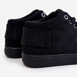 Women's Classic High Top Sneakers Big Star LL274001 Black 1