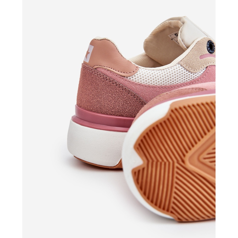 Women's Sport Shoes Sneakers Big Star LL274438 Pink-White 1