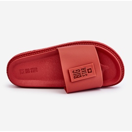 Women's Big Star Slippers LL274430 Red 1