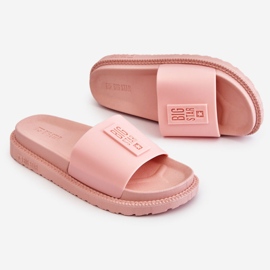 Women's Big Star Slippers LL274425 Light Pink 1