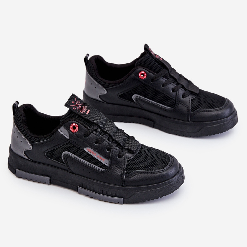 Women's Cross Jeans Low Sneakers LL2R4012C Black 2 Women's Cross Jeans Low Sneakers LL2R4012C Black 2