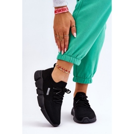 Women's Light Sneakers Memory Foam System Big Star JJ274269 Black 1