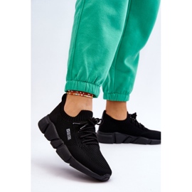 Women's Light Sneakers Memory Foam System Big Star JJ274269 Black 2