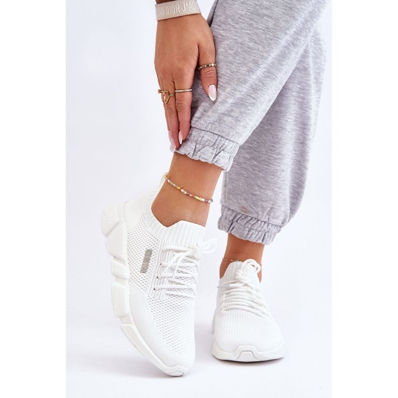 Women's Light Sneakers Memory Foam System Big Star JJ274268 White 1