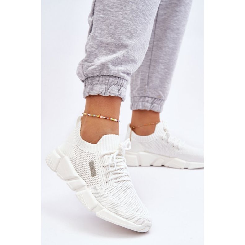 Women's Light Sneakers Memory Foam System Big Star JJ274268 White 2