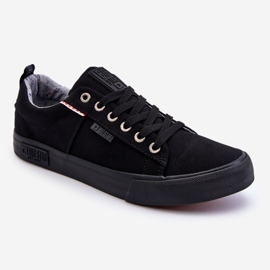 Low Men's Fabric Sneakers Big Star KK174002 Black 1