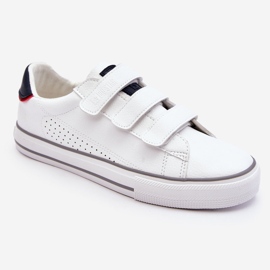 Men's Velcro Sneakers Big Star LL174632 White 1