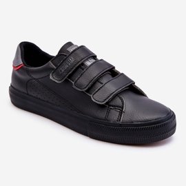Men's Velcro Sneakers Big Star LL174633 Black 1