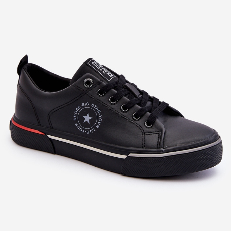 Men's Leather Sneakers Big Star LL174210 Black 1 Men's Leather Sneakers Big Star LL174210 Black 1