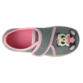 Befado children's shoes 660X050 pink grey 2 Befado children's shoes 660X050 pink grey 2