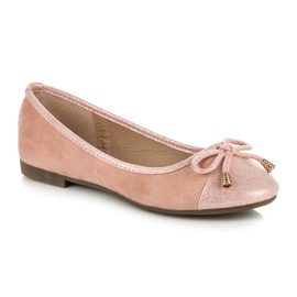 Super Me Suede ballerinas pink 1 Super Me Suede ballerinas pink 1