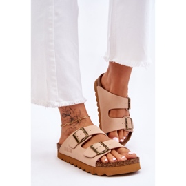 Classic Women's Big Star Slippers LL274478 Beige 2