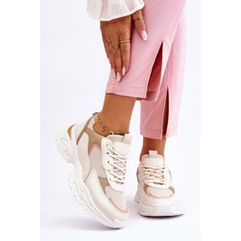 PG1 Women's Comfortable Sports Shoes Beige Alen 1