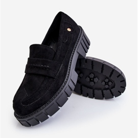 PS2 Women's Suede Slip-On Shoes Black Fiorell 1