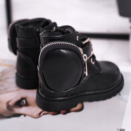 Winter girlish boots with a black handbag 3 Winter girlish boots with a black handbag 3