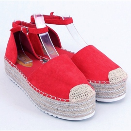 Espadrilles, sandals red 2138 Red 1