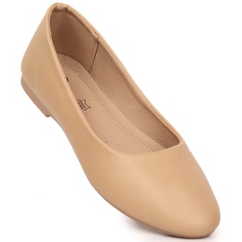 Women's beige eVento 1029 ballerinas 1