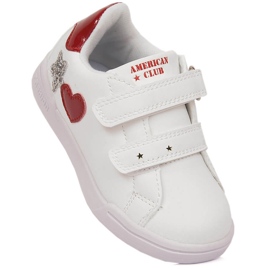 White American Club 125/23 girls' sports shoes with velcro 1