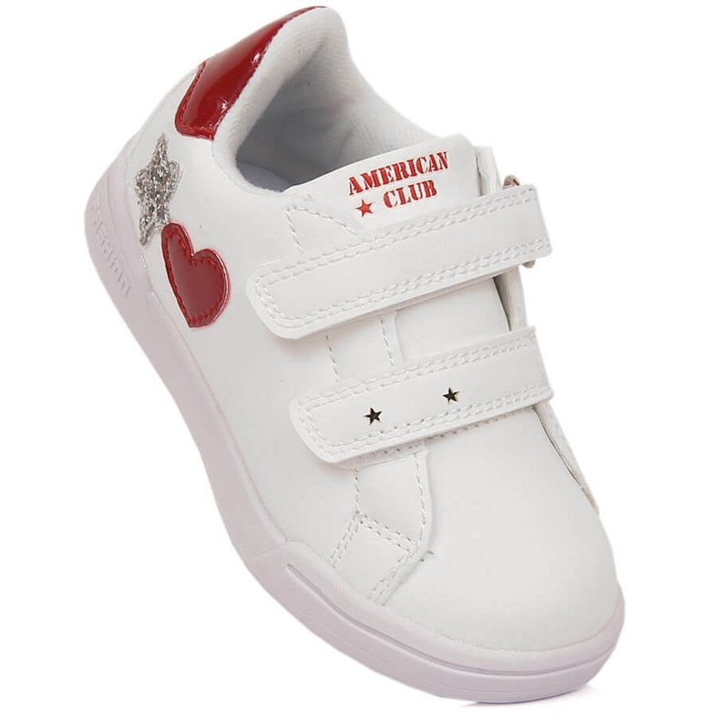 White American Club 125/23 girls' sports shoes with velcro 1