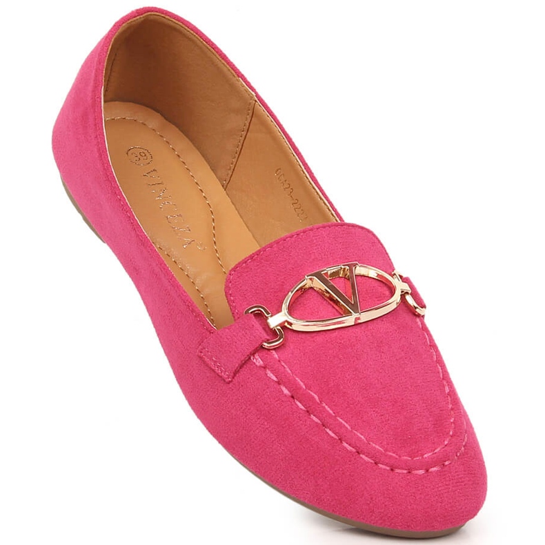 Women's moccasins fuchsia Vinceza 2227 pink 1