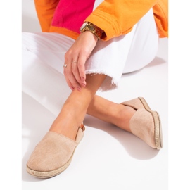 Women's lightweight espadrilles Vinceza beige 1