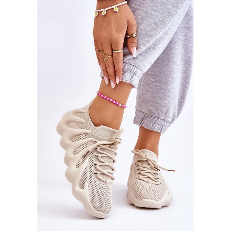 PG1 Women's Slip-on Sneakers Beige Myles 1