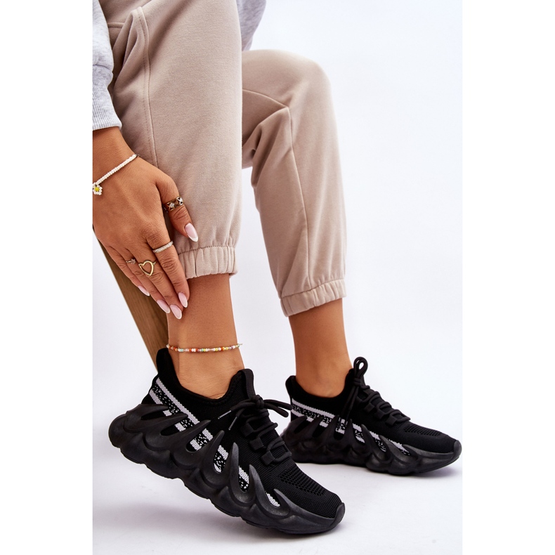 PG1 Women's Fashionable Sock Sneakers Black Daxo 2 PG1 Women's Fashionable Sock Sneakers Black Daxo 2