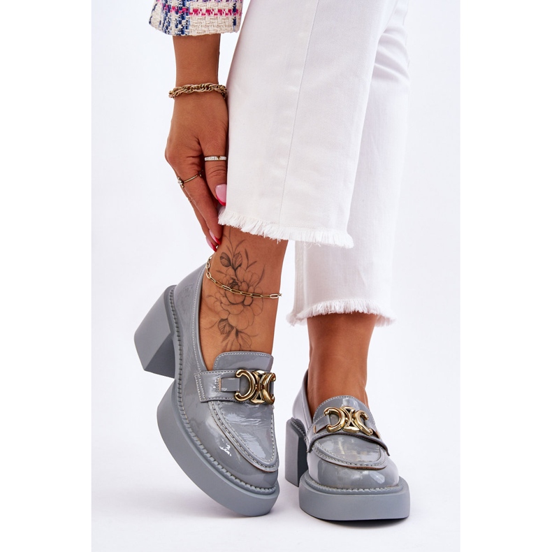 S.Barski Fashionable Pumps With Chunky Heels Light Blue Imani 1 S.Barski Fashionable Pumps With Chunky Heels Light Blue Imani 1
