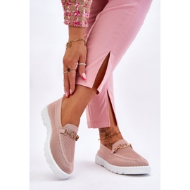 Women's Slip-On Embellished Sneakers Pink Alena 2