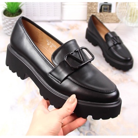 Women's high heels and black platform shoes Vinceza 16380 1 Women's high heels and black platform shoes Vinceza 16380 1