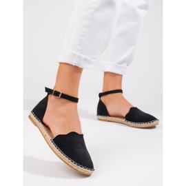 Vinceza women's espadrilles with a black buckle 1