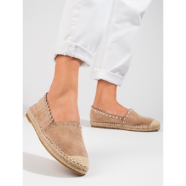 Women's Vinceza beige espadrilles 1