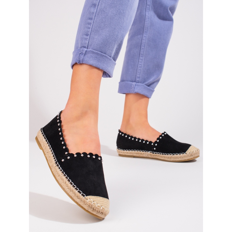 Women's espadrilles Vinceza black 1 Women's espadrilles Vinceza black 1