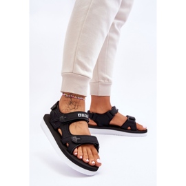 Women's Sport Platform Sandals Big Star LL274789 Black 5