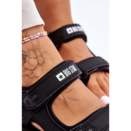 Women's Sport Platform Sandals Big Star LL274789 Black 9